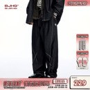 冬潮牌宽松高街直筒裤 BJHG不计后果仿牛仔裤 2025新款 厚款 子女 男款