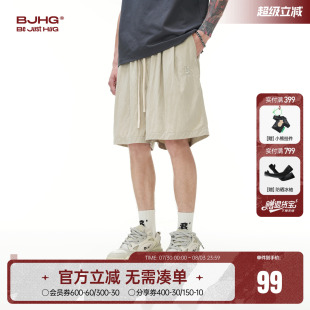 夏季 BJHG不計(jì)后果奶奶褲 男款 潮牌防曬速干輕薄運(yùn)動(dòng)褲 涼感短褲 子女