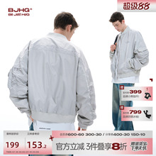 BJHG不计后果美式飞行员夹克外套男秋季潮牌高街休闲痞帅棒球服女