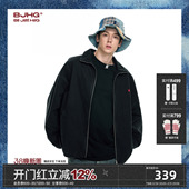 2025新款 冬季 水洗复古潮上衣女 夹克牛仔外套男款 BJHG不计后果美式