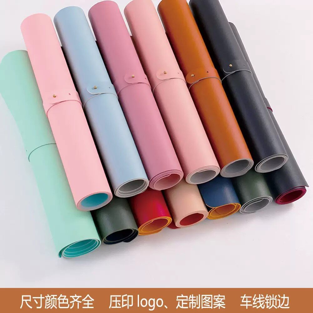 鼠标垫超大耐脏办公室防水高级环保电脑垫皮革简约纯色书桌垫定制