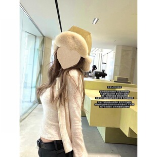 cookadaily人鱼 韩系甜美蕾丝拼丝绒蝴蝶结吊带长袖开衫组两件套