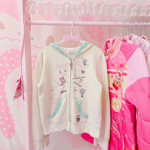 萌妹童趣mezzopiano复刻连帽y2k小众可爱复古mp小耳朵连帽外套