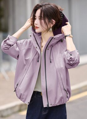 短款风衣外套女春秋季2025年新款女装气质小个子爆款休闲上衣