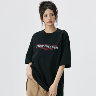 UFZ「防晒凉感速干」美式高街夏季潮牌透气t恤男国潮女生情侣短袖