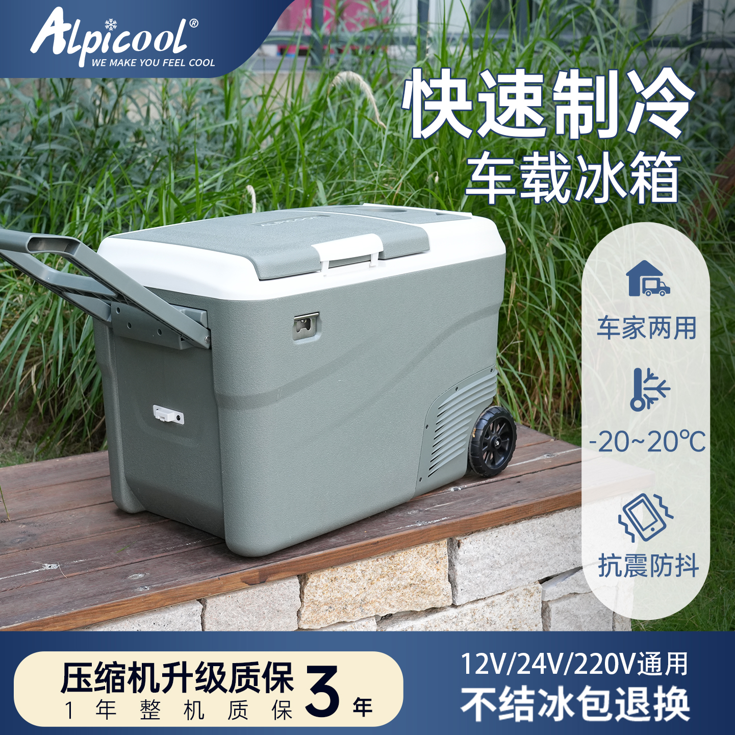 冰虎户外露营冷藏小冰箱