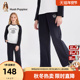 女童长裤 25秋新款 大童学院宽松开衩直筒裤 暇步士童装 儿童新年裤 子