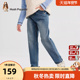男童牛仔裤 25秋新品 中大童户外百搭长裤 暇步士童装 儿童日常休闲裤
