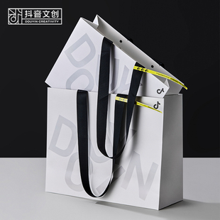 抖音文创「OTM」系列潮酷创意伴手礼纸袋 多尺寸选择