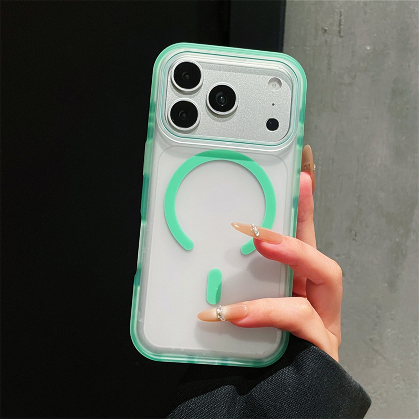 适用苹果17promax手机壳糖果色果冻磨砂半透肤感iPhone16pro磁吸15max高级感14plus男女款13软边框防摔保护套