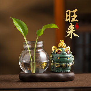 锦山堂招财貔貅桌面小摆件工位情绪治愈客厅入户乔迁新居生日礼物