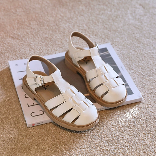 Обувь, летние детские сандалии для принцессы, коллекция 2022, в корейском стиле, мягкая подошва, подходит для подростков