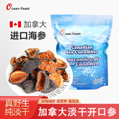 OceanFeast加拿大淡干海参干货原装 进口野生开口北极参红极参454g