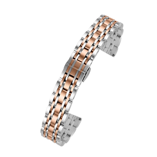 适配天梭1853表带钢带女款臻时/杜鲁尔/心媛/力洛克精钢表带16mm