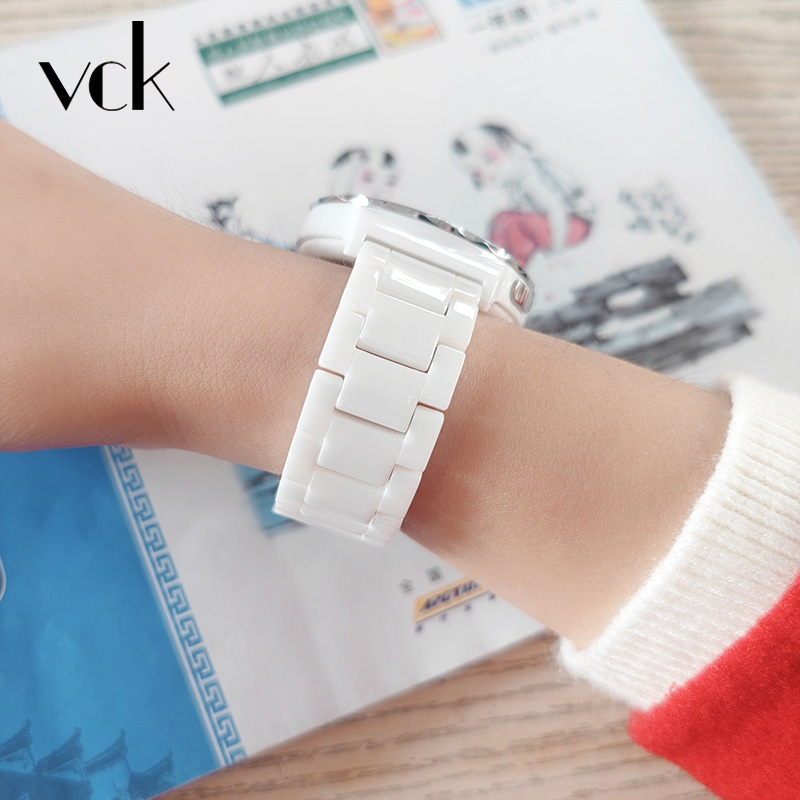 vck陶瓷手表带适配华为GT3Pro