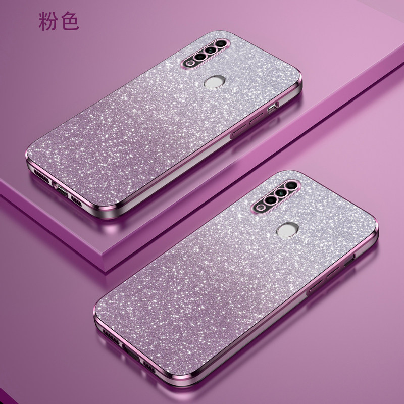 oppoA8/A91软胶闪粉电镀手机壳