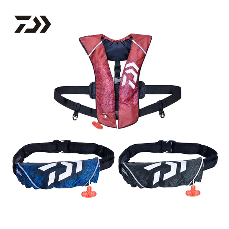 DAIWA/达亿瓦 DF-2022CS 气胀式浮力背心/腰包自动充气便携救生衣