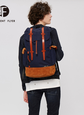 FREQUENT FLYER/飞行常客香港潮牌男女双肩包简约学生书包背包