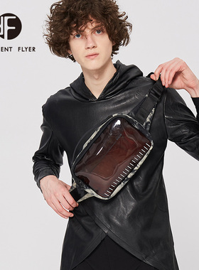 FREQUENT FLYER 飞行常客香港潮牌时尚男女透明腰包运动斜跨胸包