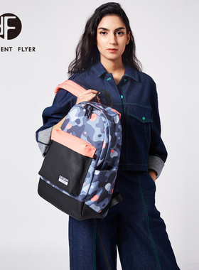 FREQUENT FLYER/飞行常客香港潮牌男女双肩包迷彩学生书包背包