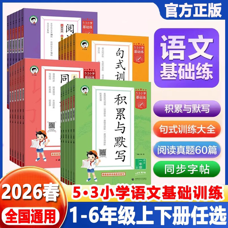 2024版53小学基础练积累与默写