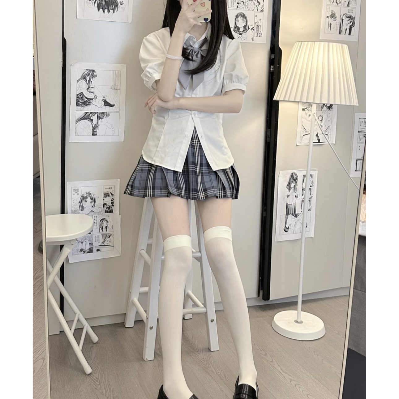 澡澡酱制服鞋基础款校供夏小皮鞋女日系加软学院风JK黑棕平底单鞋