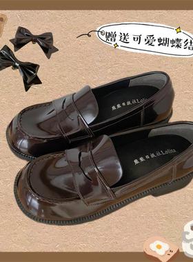【现货】熊抱社熊熊日报社原创jk制服鞋学生基础款单鞋中低跟秋季