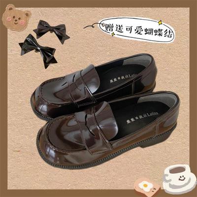 【现货】熊抱社熊熊日报社原创jk制服鞋学生基础款单鞋中低跟秋季