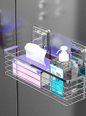 电梯里免洗手消毒液置物架挂架门口走廊过道尽头魔力粘贴式勾架子