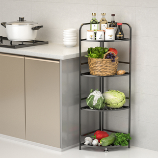 厨房放菜的置物架子多层多功能专用不锈钢落地搁菜架放熟菜阳台架