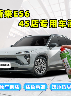 蔚来es6补漆笔星灰车漆划痕修复神器白色蓝色绿色黑色灰色自喷漆