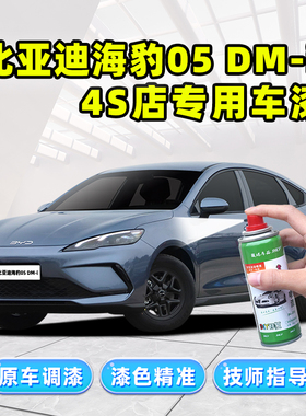 适用比亚迪海豹05dmi补漆笔自喷漆亚特兰蒂斯灰时光灰色白色车漆