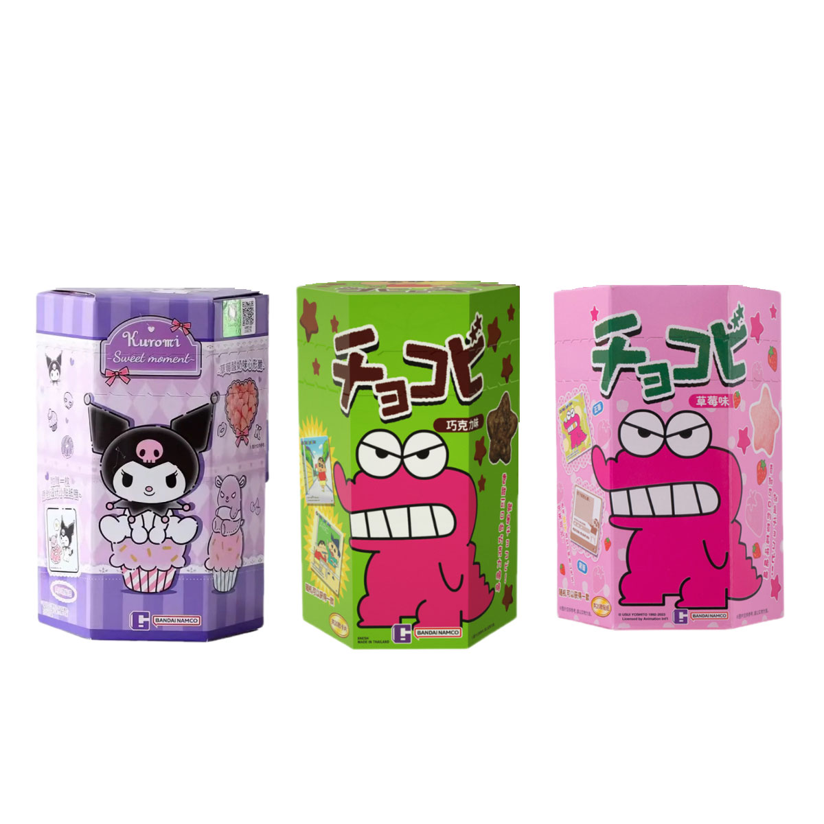 漫盒万代蜡笔小新巧克比食玩贴纸