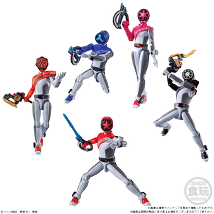 漫盒万代 盒蛋食玩2024新男儿IP 勇动  爆上战队奔奔者 动漫手办