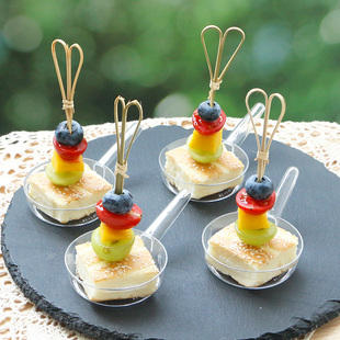 甜品碟酱油碟一次性碟子迷你味碟蘸料调料碟塑料蛋糕碟茶歇甜品台