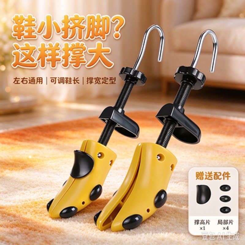 日本精工撑鞋器扩大通用鞋撑子扩鞋器鞋皮鞋扩宽撑大撑高脚背