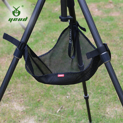 三脚架支架固定底袋 摄影三角收纳袋置物兜 多功能网袋 单反相机脚架配件