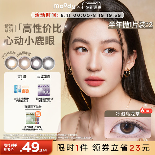 双眼度数不同请拍2盒