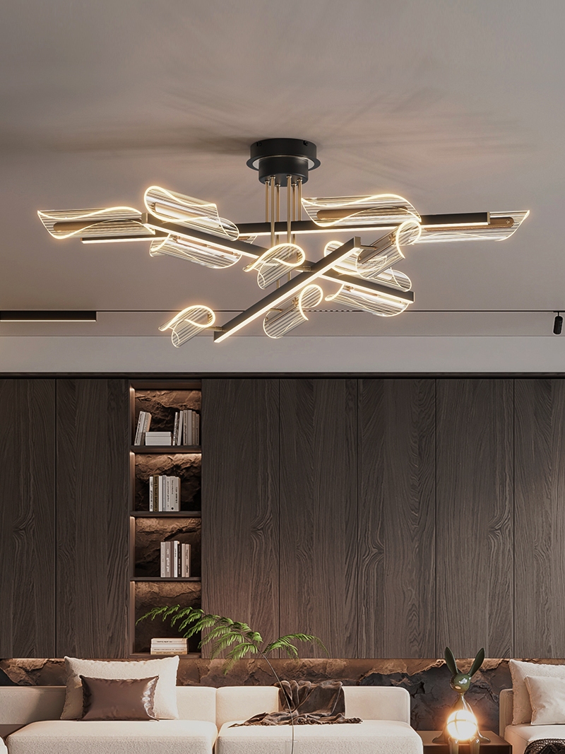 轻奢客厅主灯吸顶灯现代简约大气意式设计师灯2025新款吊灯卧室灯