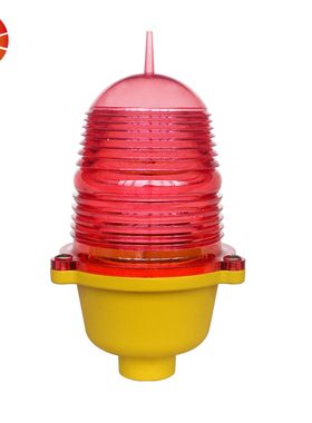 电力铁塔航空障碍灯联闪低光强红色高度标志障碍灯通信讯塔常亮