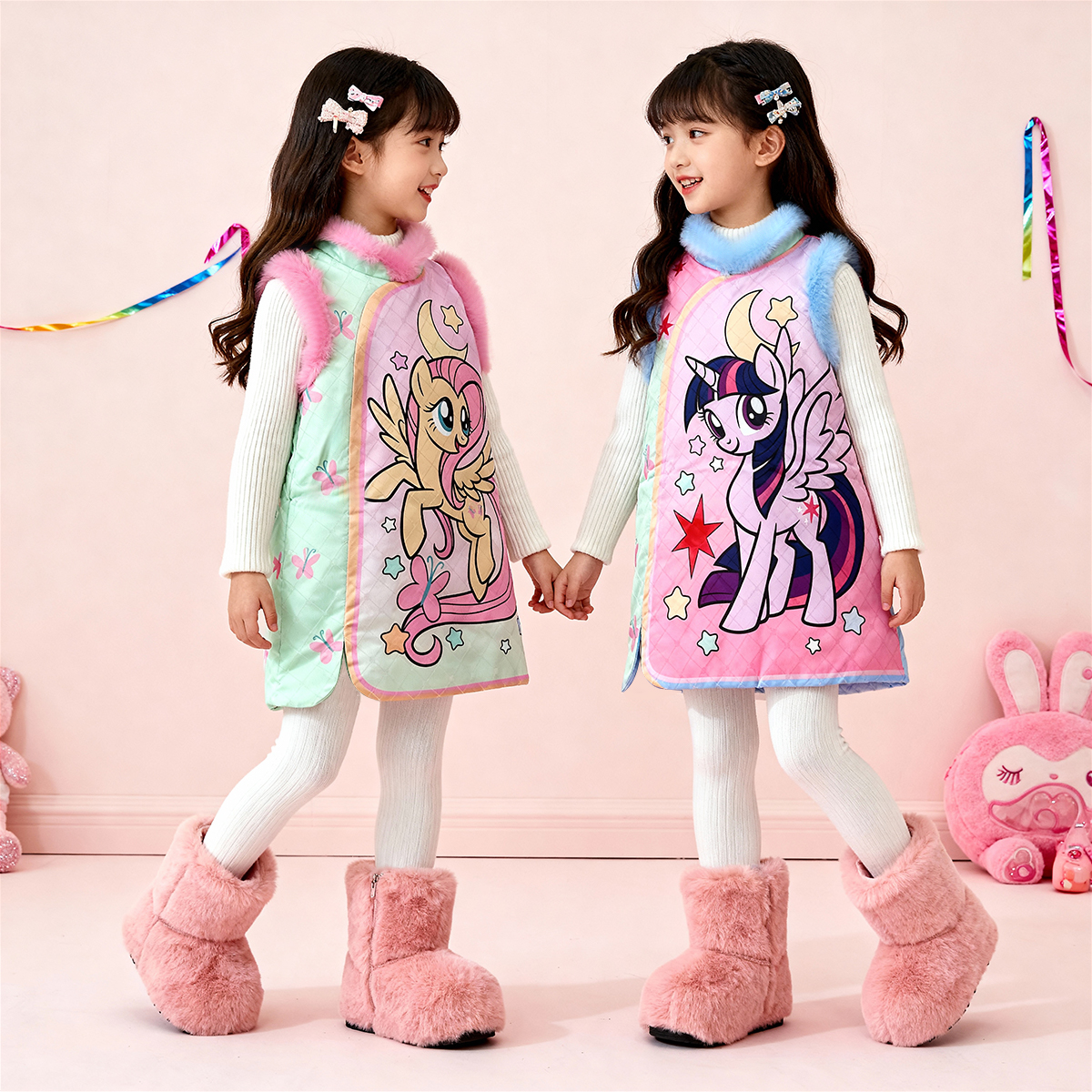 小马宝莉联名年衣童装旗袍秋冬