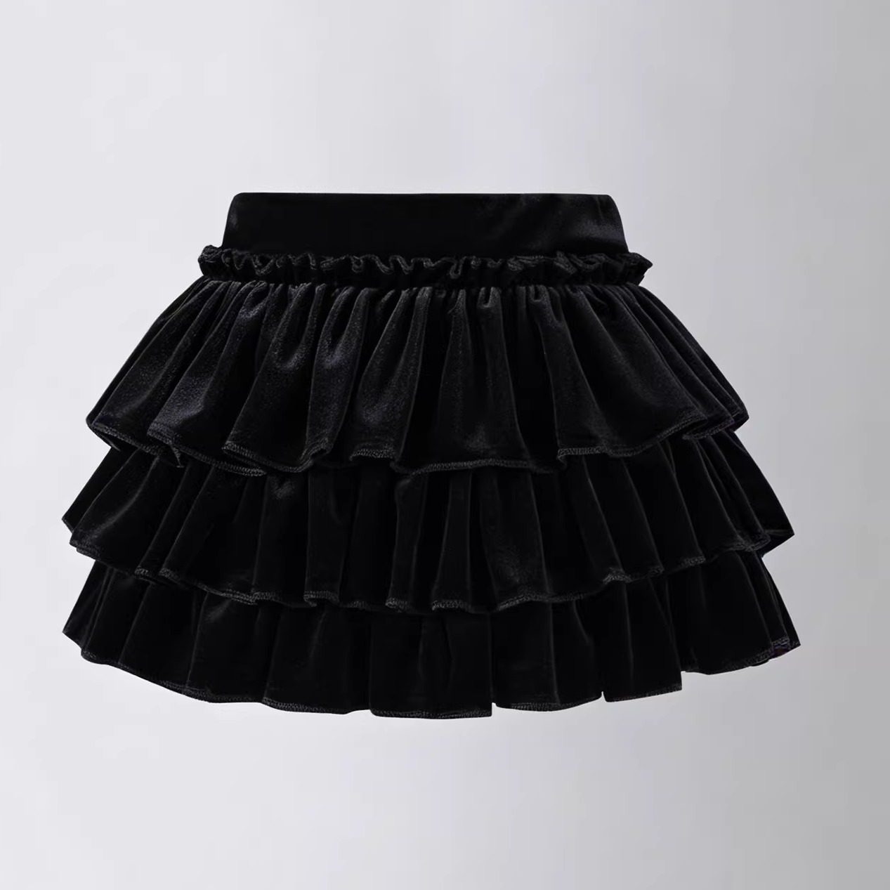 女童丝绒蛋糕蓬蓬半身裙舞蹈短裙裤秋冬新款中大童洋气百褶时尚裙,童装/婴儿装/亲子装,半身裙,淘宝优惠券,粉丝福利购,淘宝优惠卷