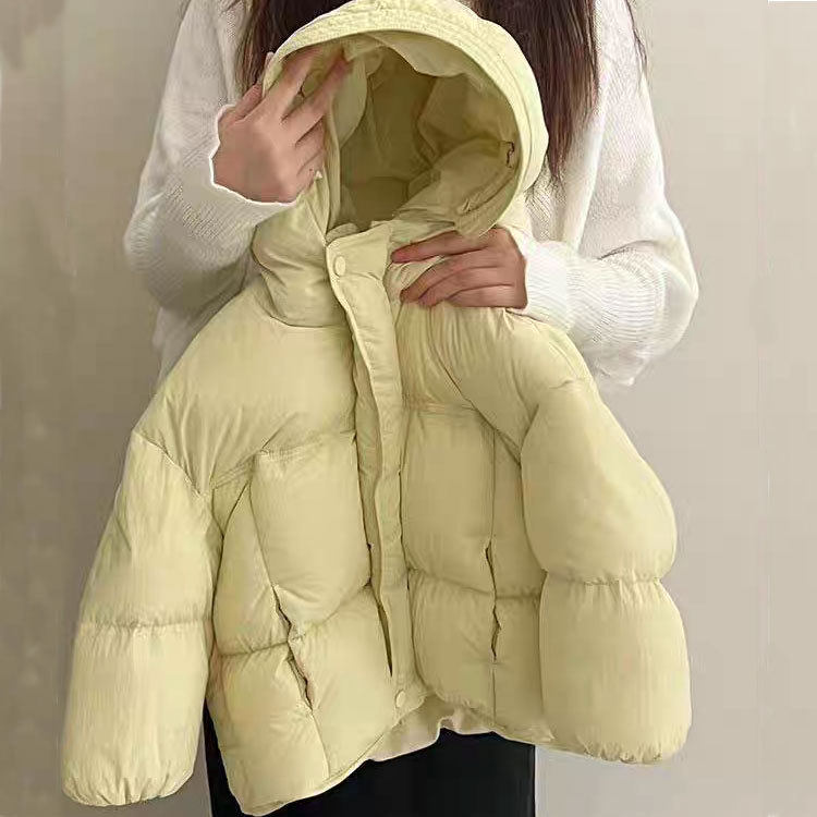 女童冬季短款加厚洋气棉服