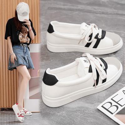 丽爱芳小店女鞋2025秋季新款小白鞋女士韩版百搭休闲鞋平底板鞋子