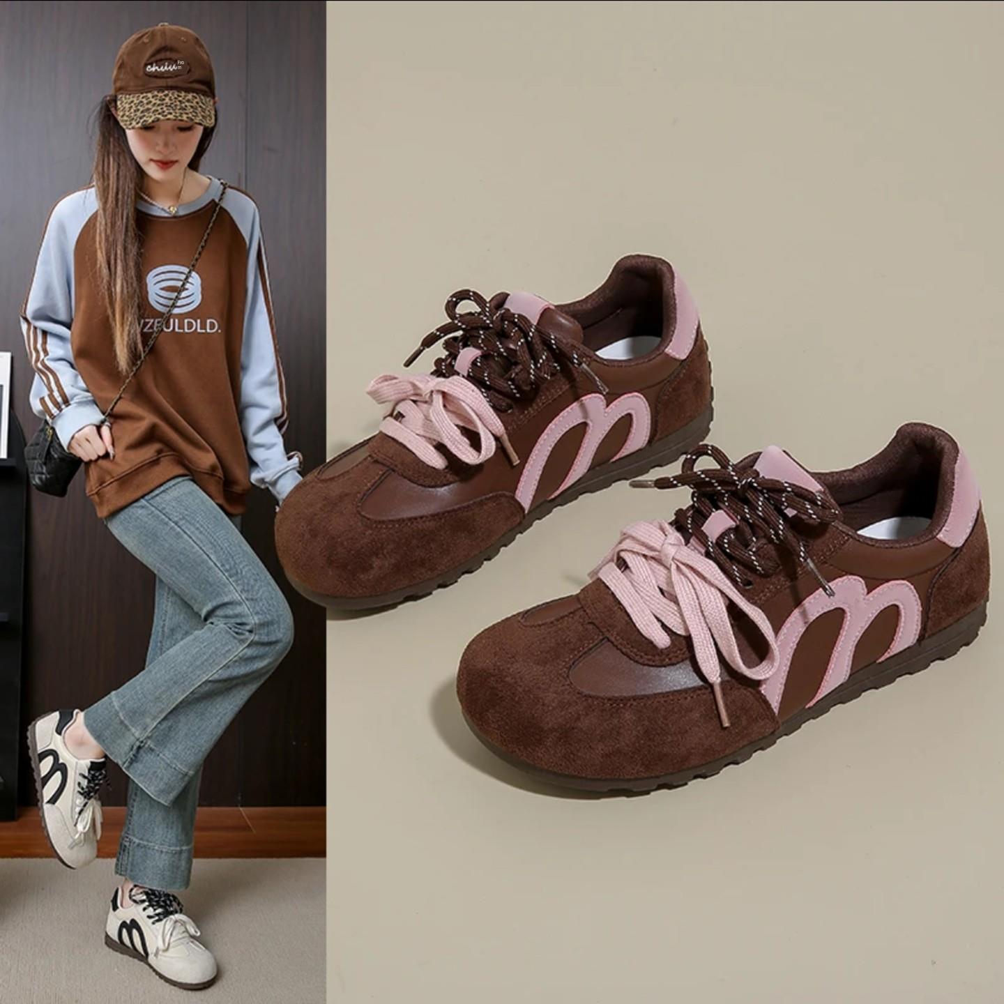 帕拉鞋女款2025新款女士秋季透气阿甘鞋韩版运动休闲鞋软底跑步鞋