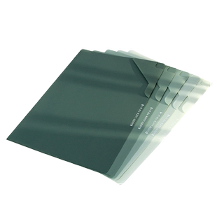 L型文件夹半透明插页A4纸收纳夹单页资料夹小学生专用试卷卷子收纳整理夹初中生作业保护套单片夹 高颜值夹子