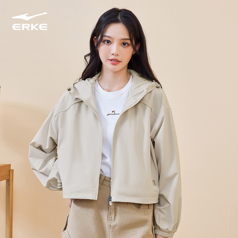 erke/鸿星尔克运动外套女