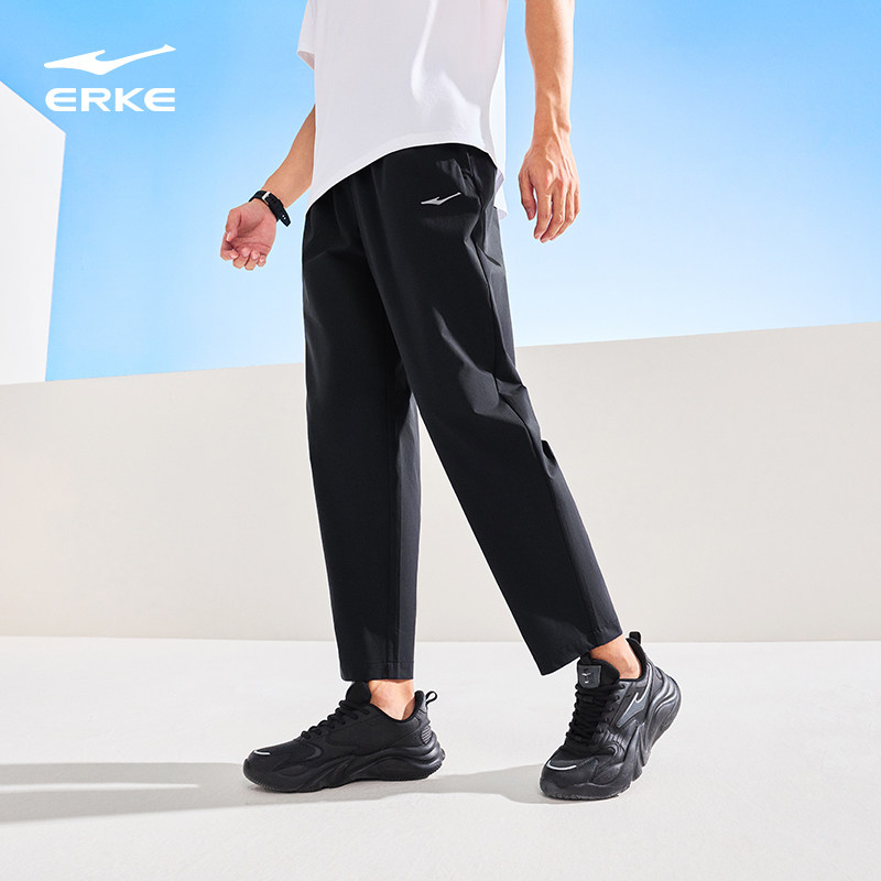 鸿星尔克运动长裤男子防泼水