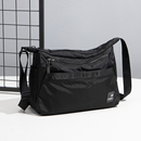 华朗迪尔大容量斜挎包男牛津布通勤包帆布包中年爸爸男士 单肩包