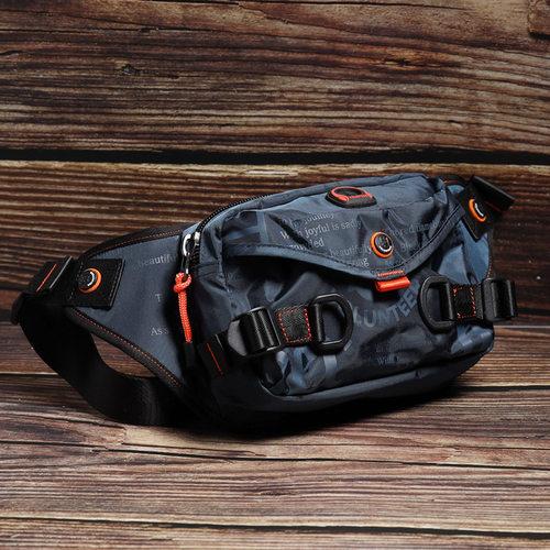 夏季潮牌单肩机能风休闲男士腰包